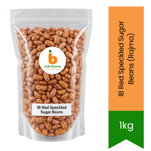 IB Red Speckled Sugar Beans (Rajma) | 1kg - Budget-Friendly Plump Legumes for Hearty Stews, Durban Curries & Samp Bowls | South Africa | India Bazaar