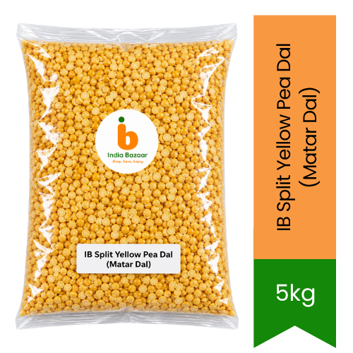 IB Split Yellow Pea Dal (Matar Dal) - Budget Saver, High Protein & Thick Texture | Perfect for Soups, Curries & Meals | South Africa | India Bazaar
