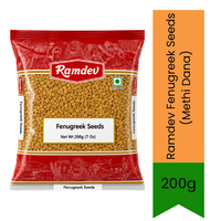 Ramdev Fenugreek Seeds (Methi Dana) - Premium Pure Whole Seeds for Tempering, Curries & Pickles | Delivers Authentic Bitter-Aromatic Flavor & Health Benefits | South Africa | India Bazaar