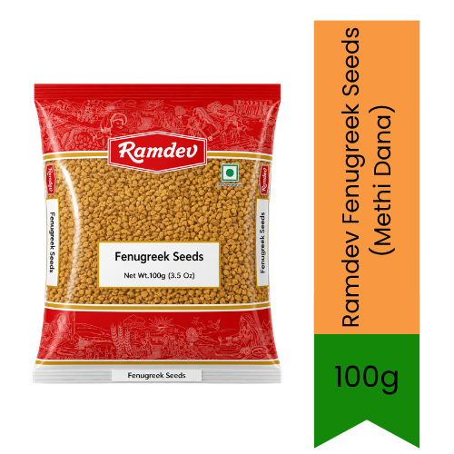 Ramdev Fenugreek Seeds (Methi Dana) - Premium Pure Whole Seeds for Tempering, Curries & Pickles | Delivers Authentic Bitter-Aromatic Flavor & Health Benefits | South Africa | India Bazaar