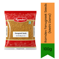 Ramdev Fenugreek Seeds (Methi Dana) - Premium Pure Whole Seeds for Tempering, Curries & Pickles | Delivers Authentic Bitter-Aromatic Flavor & Health Benefits | South Africa | India Bazaar