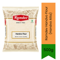 Ramdev Handvo Flour (Handvo Atta) - Premium Pure Lentil & Rice Mix Flour for Authentic Gujarati Handvo & Dhokla | Delivers Crispy Savory Texture & Rich Taste | South Africa | India Bazaar
