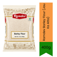 Ramdev Barley Flour (Jau Ka Atta) - Premium Pure Whole Grain Barley Flour for Rotis, Baking & Healthy Meals | Delivers Nutritious Wholesome Fiber & Natural Taste | South Africa | India Bazaar