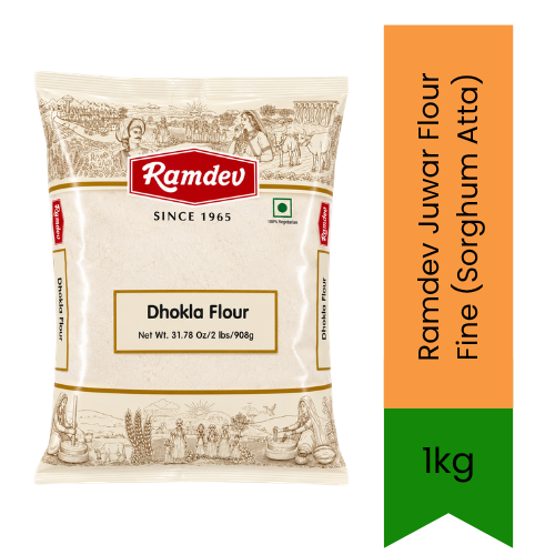 Ramdev Dhokla Flour (Khaman Dhokla Mix) | 908g - Premium Pure Rice & Pulse Mix for Soft Fluffy Dhokla & Snacks | Delivers Authentic Spongy Texture & Taste | South Africa | India Bazaar