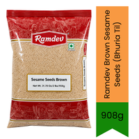 Ramdev Brown Sesame Seeds (Bhuria Til) - Premium Whole Natural Seeds for Sweets, Baking, Cooking & Garnishing | Delivers Authentic Nutty Flavor & Rich Aroma | South Africa | India Bazaar