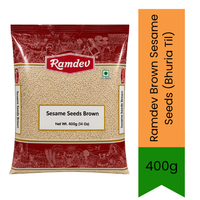 Ramdev Brown Sesame Seeds (Bhuria Til) - Premium Whole Natural Seeds for Sweets, Baking, Cooking & Garnishing | Delivers Authentic Nutty Flavor & Rich Aroma | South Africa | India Bazaar