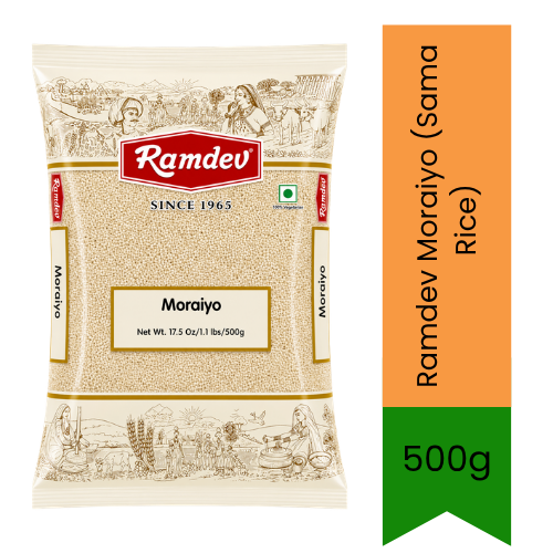 Ramdev Moraiyo (Samo Rice / Barnyard Millet) - Authentic Indian Fasting Food for Vrat & Upvas, Gluten-Free Healthy Grain | South Africa | India Bazaar