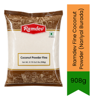 Ramdev Fine Coconut Powder (Nariyal Burada) - Premium Desiccated Coconut Powder for Sweets, Baking & Curries | Delivers Authentic Tropical Flavor & Rich Aroma | South Africa | India Bazaar