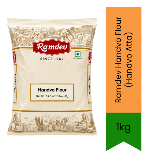 Ramdev Handvo Flour (Handvo Atta) - Premium Pure Lentil & Rice Mix Flour for Authentic Gujarati Handvo & Dhokla | Delivers Crispy Savory Texture & Rich Taste | South Africa | India Bazaar