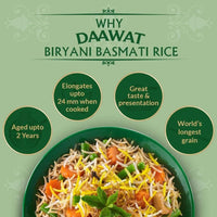 Daawat Biryani Basmati Rice | Extra Long, Fluffy & Aromatic | Perfect Biryani Rice | South Africa