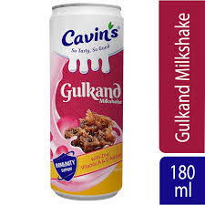 Cavins Gulkand milkshake can 180ml |BB:12.APR.2026