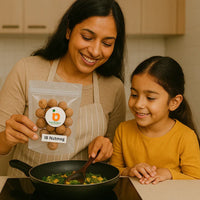 IB Whole Nutmeg (Jaiphal Spice Whole) - Highly Aromatic Core Kernel for Fresh Grating into Sweet Mithai Desserts, Baking & Savoury Cream Gravies | South Africa | India Bazaar