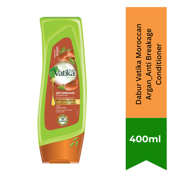Dabur Vatika Moroccan Argan_Anti Breakage Conditioner |BB:JAN.2027