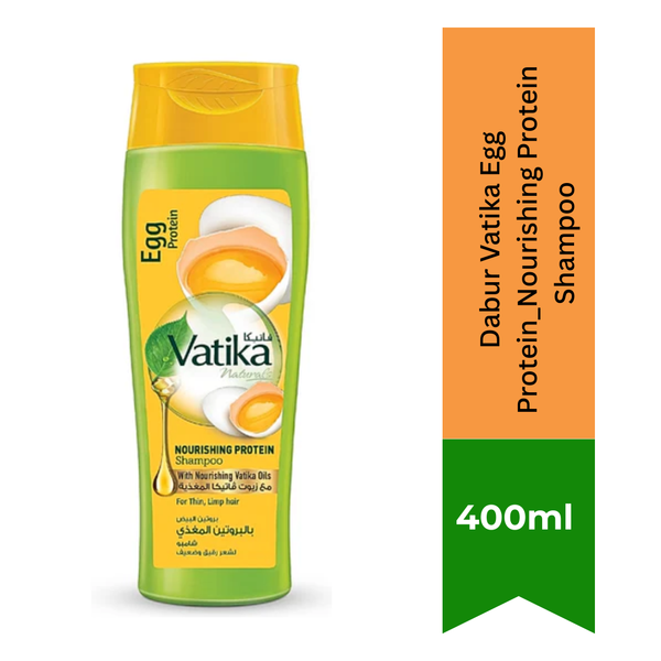Dabur Vatika Egg Protein_Nourishing Protein Shampoo |BB:OCT.2026