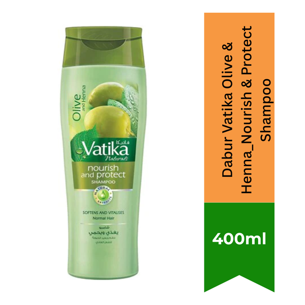 Dabur Vatika Olive & Henna_Nourish & Protect Shampoo |BB:JUN.2027