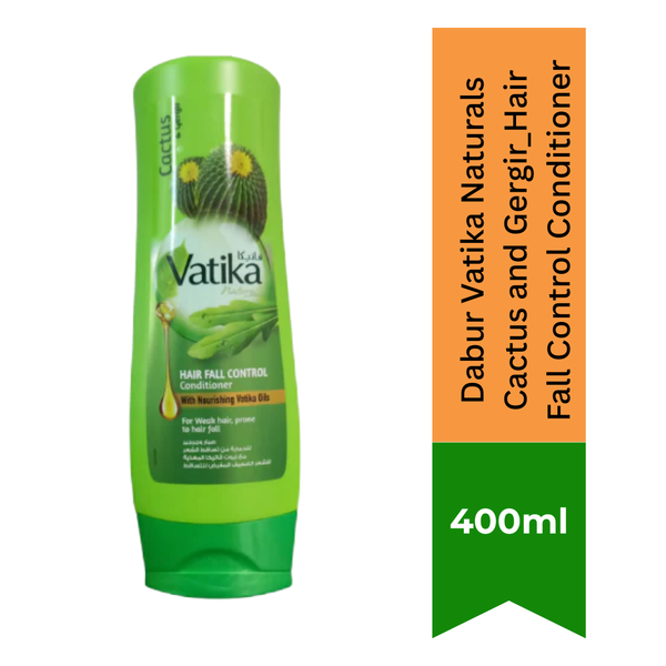 Dabur Vatika Naturals Cactus and Gergir_Hair Fall Control Conditioner|BB:JAN.2026
