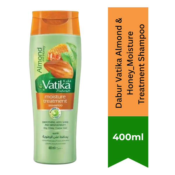 Dabur Vatika Almond & Honey_Moisture Treatment Shampoo |BB:FEB.2027