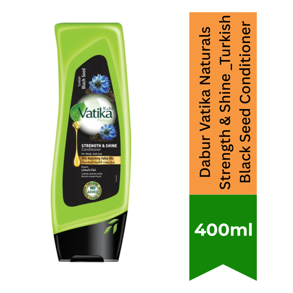Dabur Vatika Naturals Strength & Shine _Turkish Black Seed Conditioner|BB:JAN.2027