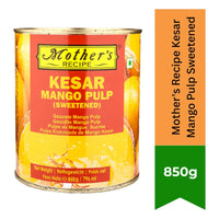 Mother’s Recipe Saffron Mango Puree / Kesar Mango Pulp | Sweetened Mango Pulp | Rich Ripe Mango, Smooth & Naturally Sweet | Dessert & Drink Base | South Africa | India Bazaar