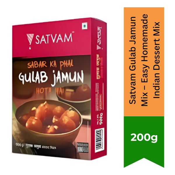 Satvam Gulab Jamun Mix – Easy Homemade Indian Dessert Mix | Soft & Sweet|BB:04.APR.2027