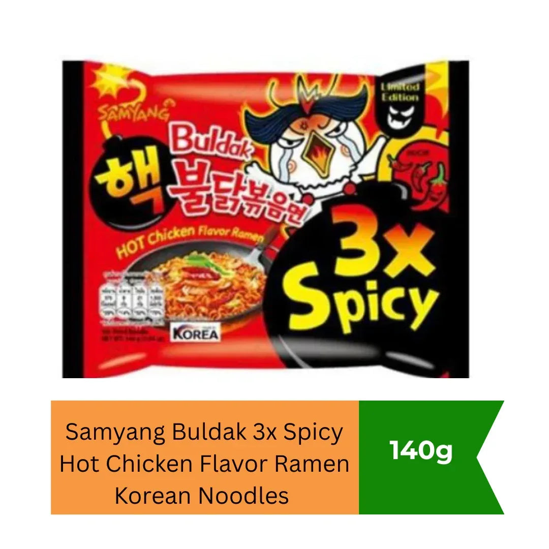 Samyang Buldak 3x Spicy Hot Chicken Flavor Ramen Korean Noodles 140g