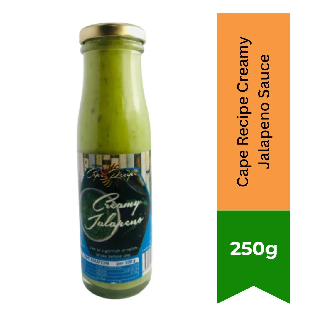 Cape Recipe Creamy Jalapeno Sauce 250ml