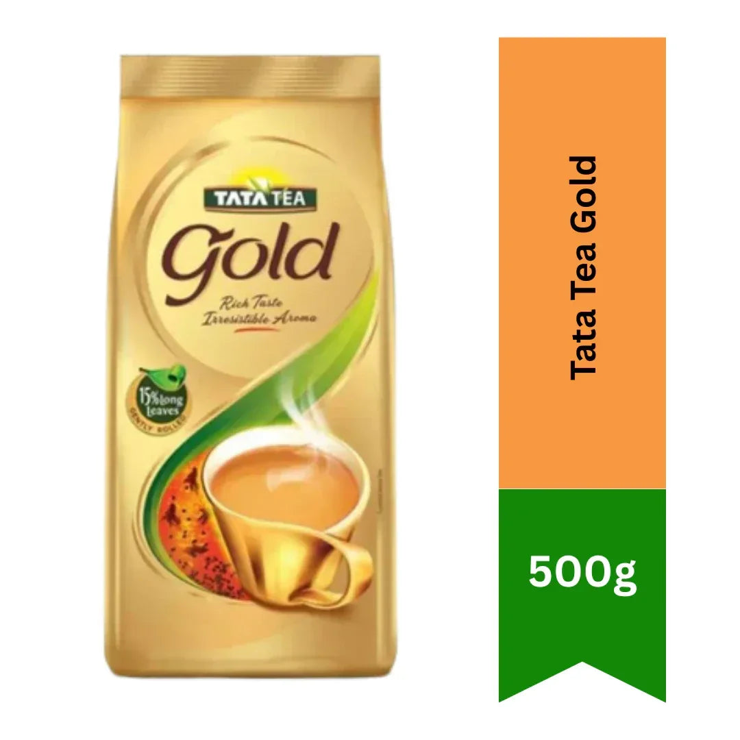 Tata Tea Gold | 500g - Premium Black Tea, Indian Tea, Strong Tea Blend, Aromatic Tea Leaves, Luxury Tea 500g.
