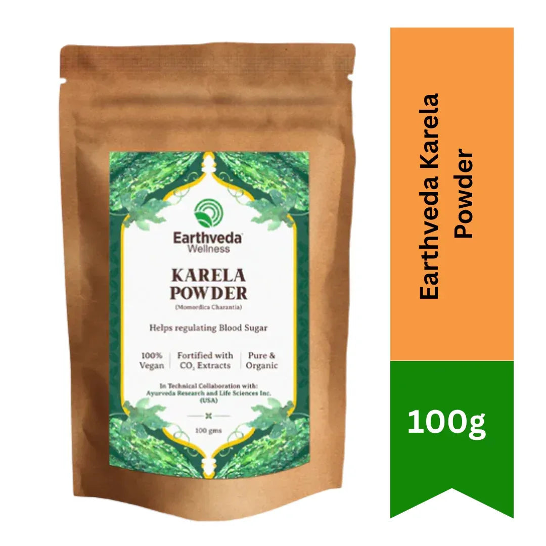 Earthveda Karela (Bitter Gourd) Powder | Ground Bitter Gourd for Cooking, Juices & Smoothies | South Africa | India Bazaar