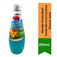 Wonder Foods Basil Seeds Mix Fruit Cocktail Flavour Juice
