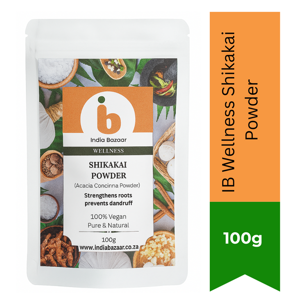 IB Wellness Shikakai (Acacia Concinna) Powder – Natural Hair Cleanser & Conditioner | Ayurvedic Scalp Care