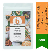 IB Wellness Whole Gantoda Long Pepper Root Pods (Ganthoda / Pipramul) | Standard Pack - Ayurvedic Digestive & Joint Pain Relief Herb for Making Winter Teas & Healing Herbal Powders | South Africa | India Bazaar