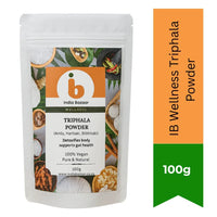IB Wellness Triphala Powder - Amla (Indian Gooseberry), Haritaki, and Baheda