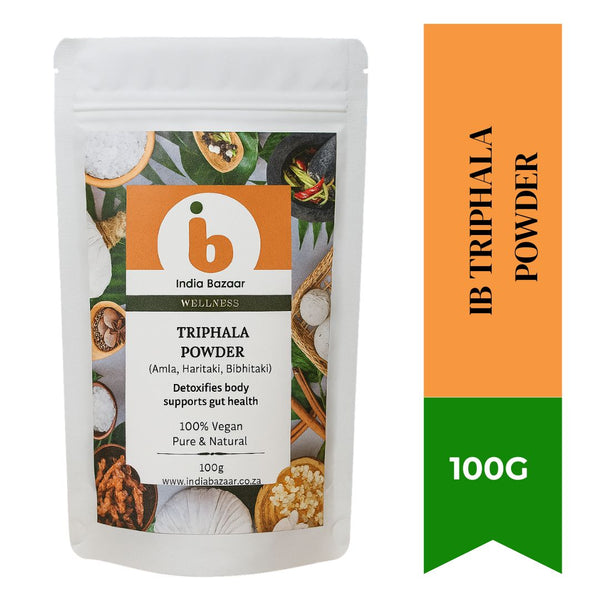 IB Exclusive Triphala Powder – Ayurvedic Digestive Cleanser & Detox Tonic | Immunity & Gut Health|BB:25.JUN.2026
