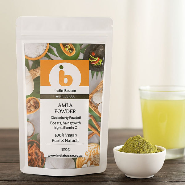 IB Exclusive Amla (Gooseberry) Powder – Natural Vitamin C Superfood for Hair, Immunity & Digestion|BB:31.MAY.2026
