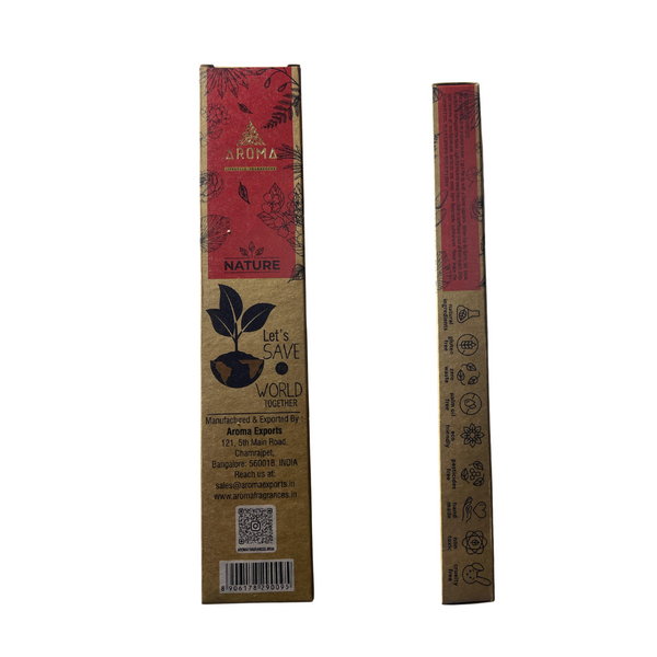 Organic Incense Sandal_Sandalo AROMA Nature - 8 sticks 1h duration