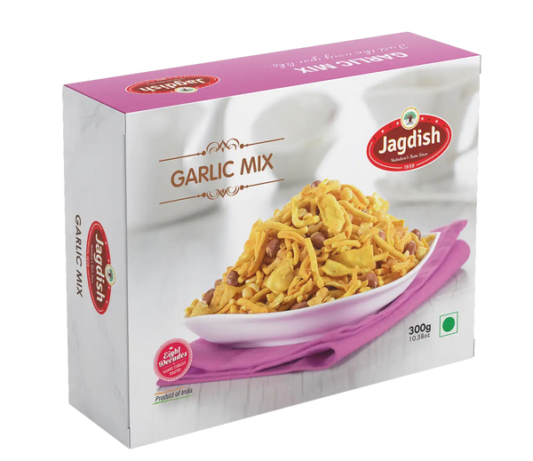 Jagdish Farsan Garlic Mix 300gm | BB: 31May24