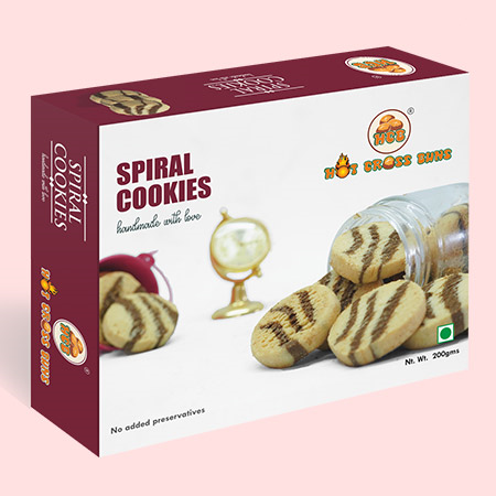 Hot Cross Buns Spiral Cookies 200gm