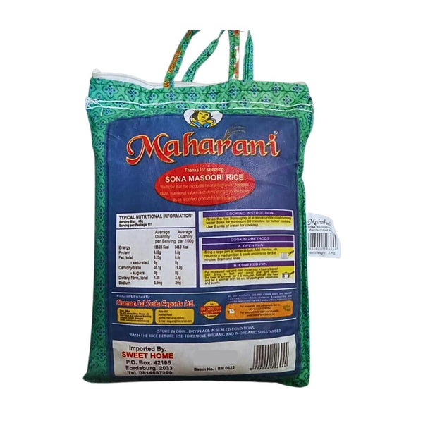Maharani Sona Masoori Rice 5Kg