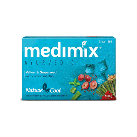Medimix Vetiver & Grape seed Soap with cooling Menthol