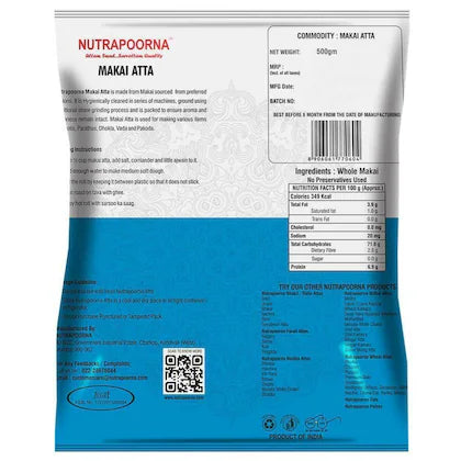 Nutrapoorna Makai Flour 500GM |BB:OCT.2025