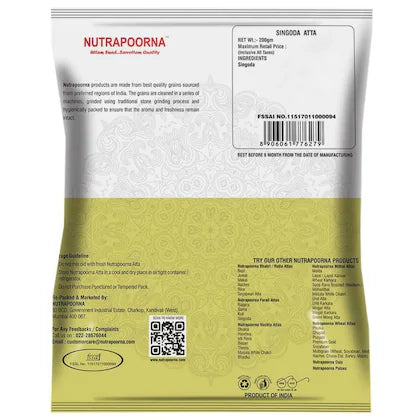 Nutrapoorna Singoda Flour 500GM |BB:OCT.2025