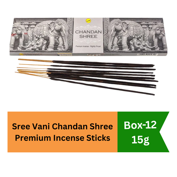 Sree Vani Chandan Shree Premium Incense Sticks