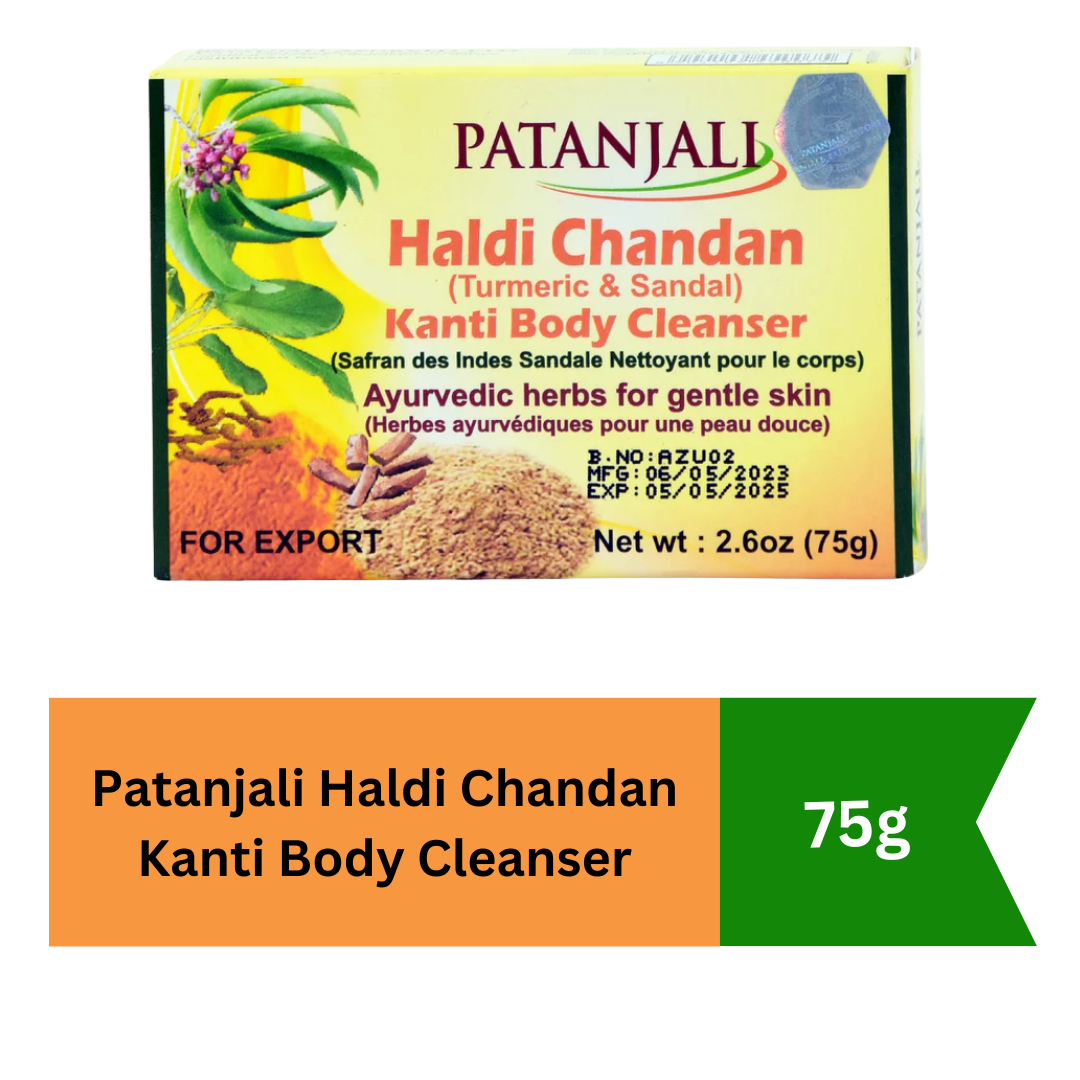 Patanjali Haldi Chandan Kanti Body Cleanser|BB:28.JAN.2026