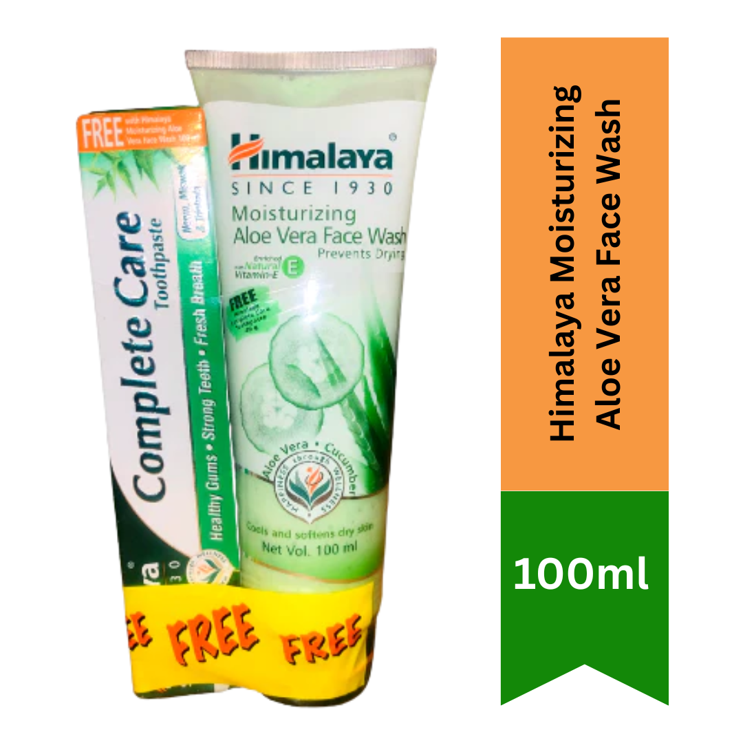 Himalaya Moisturizing Aloe Vera Face Wash 100ml |BB:APR.2026