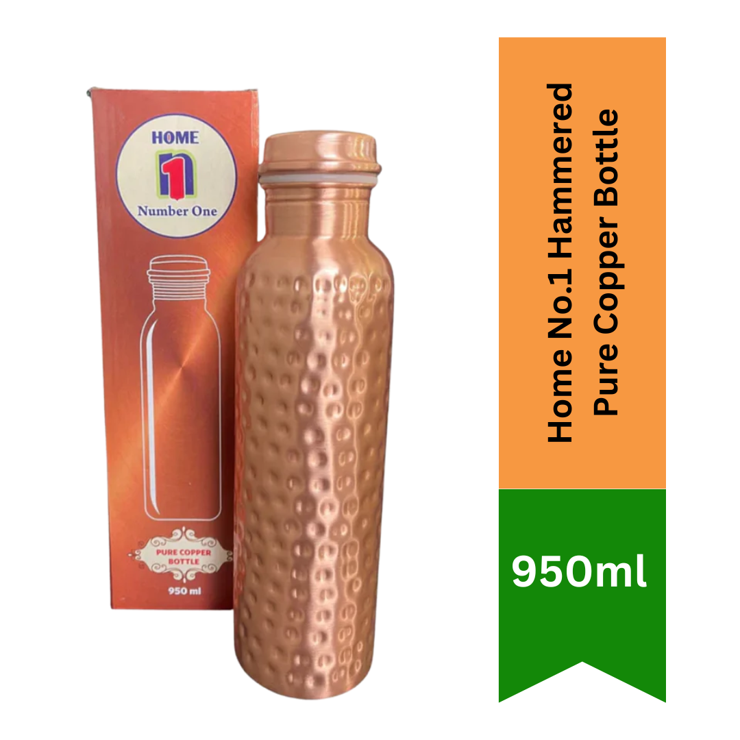 Home No.1 Hammered Pure Copper Bottle