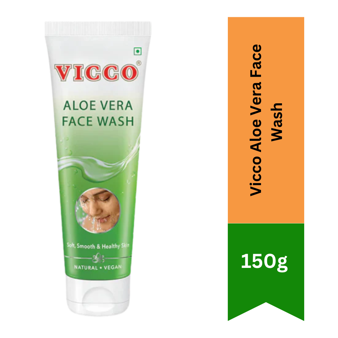 Vicco Aloe Vera Face Wash 150g|BB:APR.2027