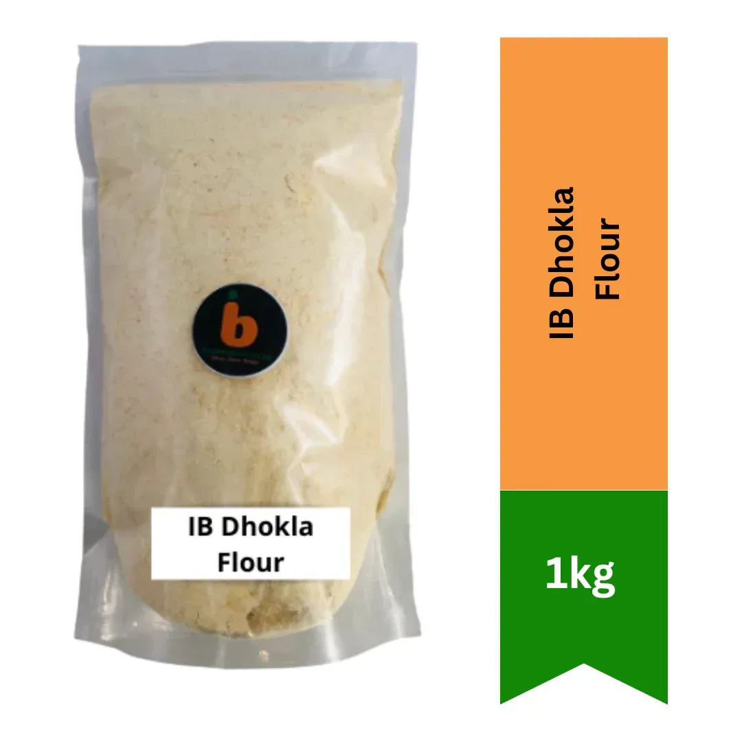 IB Dhokla Flour / Steamed Savoury Cake Mix (Khaman Dhokla Premix) | 1kg - Chickpea Flour Blend for Light Fluffy Snacks & Breakfast, Quick Ready-to-Steam Meal | South Africa | India Bazaar