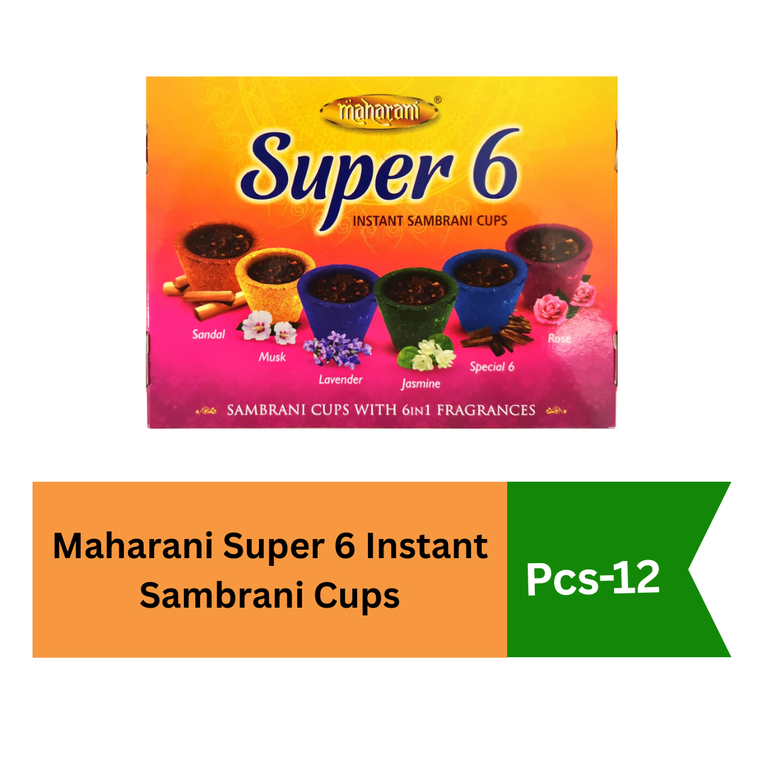 Maharani Super 6 Instant Sambrani Cups