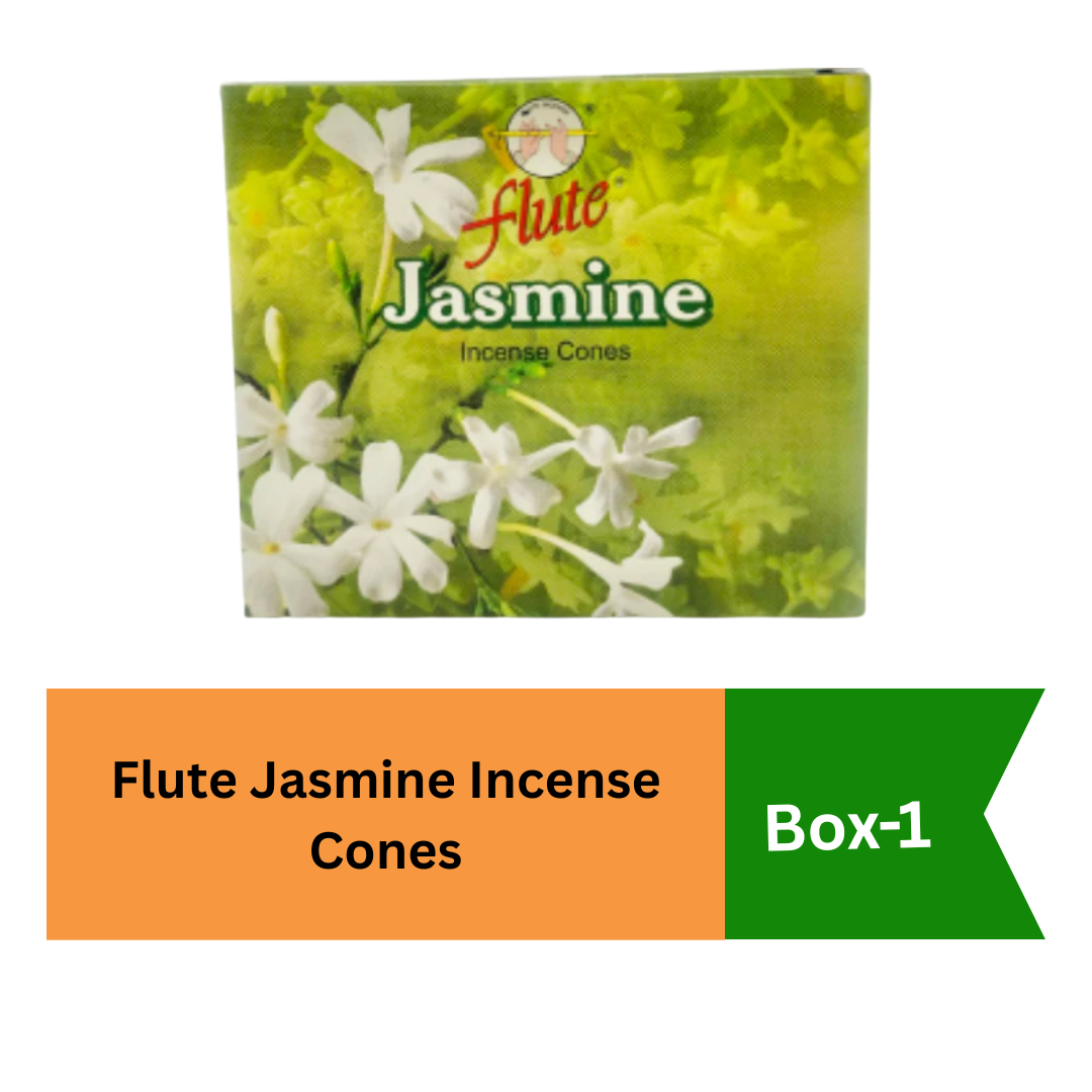 Flute Jasmine Incense Cones
