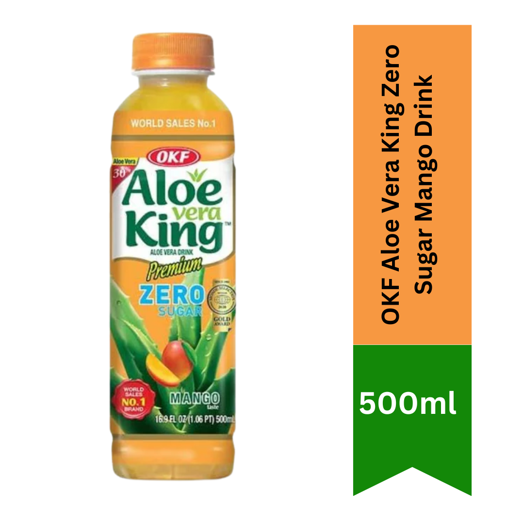 OKF Aloe Vera King Zero Sugar Mango Drink|BB:12.DEC.2025